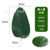 Plantas verdes artificiais, folhas de palmeira areca, folhas de bananeira-do-viajante para decoração de cena, plantas artificiais, galhos de planta verde falsos para paisagismo