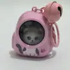 Mochila de Oso Llavero Luz Nocturna Colgante de Bolso Llavero de Atmósfera Trendy Regalo de Máquina de Garra Luz de Regalo Pequeño