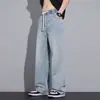 Venta al por mayor transfronteriza Jeans para hombre Estilo nuevo Pantalones largos holgados Pantalones casuales Pantalones para hombre joven Primavera y verano Pantalones rectos para niños