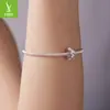 Nuevo Pulsera de Posicionamiento de Silicona con Corazón de Diamantes Completos, Cuentas y Corazón Dulce Femenino S925 Cuentas de Plata de Ley de Yinziyun
