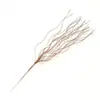 Bola de tinsel com barba de dragão e glitter dourado de 43 cm para festas de fim de ano, galhos com glitter, arame com glitter, barba de dragão, decoração de árvore de Natal, bagas