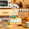 Bolsa de empaque para pan tostado, bolsa transparente sellada personalizada para repostería horneada, bolsa para rebanada de pastel de comida para snacks 450g