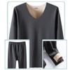 Ropa interior térmica de terciopelo para hombre y mujer, traje para hombre, sin costuras, superficie AB, ropa térmica de otoño, pantalones largos, suministro directo de fábrica, otoño e invierno.