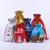 Nueva Bolsa de Regalo de Navidad con Cordón Bolsillo de Papel de Aluminio para Halloween Bolsa de Regalo de Dulces Bolsa Creativa Al Por Mayor