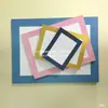 Cartão para Moldura de Caligrafia e Pintura A2 Papel para Gouache 2K Recorte de Papel 16K Moldura de Parede A4 Pintura Colorida 8K4Ka3 Esboço Amarelo