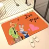 Alfombrillas de Barro Diatómico Zootopia para Puerta de Entrada de Casa, Alfombras para Vestíbulos, Alfombrillas Resistentes a Manchas y de Fácil Cuidado, Venta al por Mayor y Entrega