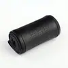 Cubierta de volante para coche cosida a mano para otoño e invierno, cubierta de manija cosida a mano, cubierta de manija universal para las cuatro estaciones, cubierta de cuero antideslizante [microfibra