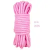 Fabricante de productos para adultos Jiuai suministra cuerda de algodón de 10 m para pareja SM, juguete sexual, cuerda de atar, restricción erótica, cuerda de algodón
