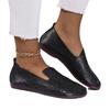 Sapatos Planos de Couro Vazados Plus Size para Comércio Exterior Europeu e Americano, Femininos, Slip-on Transfronteiriços, Respiráveis com Recortes, Biqueira Larga para Trabalho