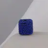 Cubo Cuadrado Taladro Bola Arcilla Agujero Recto Taladro Completo Cuentas DIY Hecho a Mano Accesorios de Moda Bolso de Cadena Accesorios de Cadena