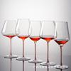 Copa Grande Borgoña, Copa de Vino Alta con Raya Roja, Copa de Vino de Gama Alta, Elegante Copa de Vino Tinto, Jarra Grande