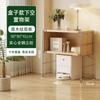 Gabinete de Revista abatible estilo tronco Gabinete lateral para sala de estar Estante de almacenamiento estilo japonés Librero Gabinete tipo cubo Almacenamiento para el hogar Gabinete de almacenamiento nórdico