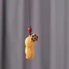 Lindo Colgante de Sándalo, Cadena para Teléfono de Sándalo Verde Creativo Yiming Xianyuan, Llavero para Hombres y Mujeres, Colgante de Animal Pequeño
