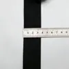 Elástico de crochê do fabricante, elástico de tricô com forte elasticidade, adequado para cós de saias e calças, acessório elástico com acabamento preto e branco