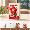 Regalo de Agradecimiento para Maestros de Temporada de Regreso a Clases, Regalo del Día del Maestro para Maestras, Tarjeta de Felicitación con Bolígrafo Rojo 5D Modelo Nuevo 2026 para Jardín de Infantes