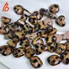 Botones de Resina con Estampado de Leopardo, Forma de Moño, Forma de Corazón, Botones Cuadrados de Dibujos Animados, Abrigo, Cárdigan, Suéter, Botones para Niños al por Mayor