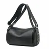 Bolsa Feminina Elegante da Moda Couro Bovino de Primeira Camada Cor Sólida Face de Rede Ombro Único Transversal 2022 Venda Quente Transfronteiriça Textura