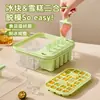 Molde de Gelo Criativo de Silicone para Uso Doméstico, Molde de Sorvete DIY de Verão, Fabricante de Cubos de Gelo Picolé Infantil