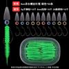 6cm/11cm Cola de Aguja de Tornillo Flotante Caja Soplada Luya Grupo de Pesca Texas Plomo Colgante Anzuelo Retenedor de Cuentas Accesorios Pequeños