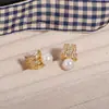 Pendientes de plata de ley S925 estilo coreano de lunares con lazo 2026 nuevos de moda populares versátiles de alta gama hermosos pendientes para mujer
