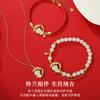 Nuevo Pulsera Original de Jade Hetian del Año del Serpiente para Mujer, Plata de Ley S925, Joyería de Hilo Rojo, Joyería de Jade de Lirio del Valle