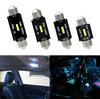 Luz de lectura LED para coche, doble punta 1860, 1 luz de techo, luz de matrícula, luz de compartimento, luz de decodificación de presión ancha