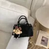 Bolsa Boston Elegante Estilo Coreano para Mulheres 2026 Nova Moda Bolsa de Mão Bolsa Transversal Tendência Super Popular Bolsa de Ombro Versátil