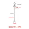 Colgante de Cuentas de Transferencia Vertical de Plata de Ley 925 Soporte Vacío Hebilla Universal Colgante Giratorio Collar de Cuentas Dzi de Tres Ojos Cabeza de Hebilla de Plata