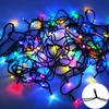 Luces de cadena solares para comercio electrónico transfronterizo luces navideñas luces para exteriores impermeables decoración de jardín luces de Navidad luces LED luces de alambre de cobre