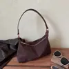 Bolso para el trabajo Melaleuca para mujer 2026 Nuevo Otoño Retro Gamuza Felpa Bolso de Hombro Único de Moda Versátil Bolso Cruzado