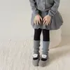 Zapatos Shang Mian Calentadores de Pierna de Algodón para Niños Otoño Invierno Engrosados Cálidos Lindos Dibujos Animados Muñeca 3D Niña Cubre Piernas para Bebé
