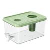 Balde para Bebidas Balde para Bebidas Geladas Chá de Frutas Resistente a Altas Temperaturas Chaleira para Água Fria Armazenamento de Água com Torneira Chaleira para Água Fria Doméstico Grande Capacidade Geladeira