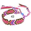 Popular en Europa y América: Pulseras Tejidas Arcoíris Hechas a Mano en Estilo Étnico Nepalí, Venta al por Mayor de Joyería