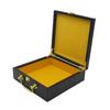 Stock Disponible, Logo Personalizable, Caja de Regalo Negra Gruesa tipo Almeja, Caja de Empaque con Patrón de Cocodrilo, Caja para Cinturón, Caja de Madera, Caja de Regalo de Lujo Ligero
