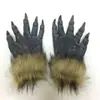 Fiesta de Baile del Diablo de Terror Chino Máscara de Halloween de Cabeza Completa Guantes de Lobo cosplay Guantes de Cabeza de Lobo