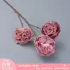 Tulipán Rosa Mesa Hotel Ramo Estilo Europeo Boda Rosa Claro Arreglo de Flores Artificiales Arreglo Floral Guía de Carretera