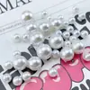 Amazon destaque sem furo Pérola de Imitação cor mista 10MM/14MM/20MM Decoração de Natal aniversário joias com contas DIY