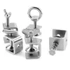 Abrazadera de Tigre de Acero Inoxidable 304 Abrazadera para Tubería en Forma de U en Forma de C Abrazadera de Fijación Cuadrada para Tubería de Acero Abrazadera de Anillo de Elevación de Apriete Manual
