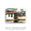 Zhejiang Shaoxing Pueblo Antiguo de Anchang Roca Ke Antigua Residencia de Lu Xun Jardín Shen Donghu Jardín Baicao Regalo Conmemorativo Imán de Refrigerador de Cristal