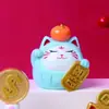 Presentes Criativos, Decorações de Carro Gato da Sorte, Confeitaria de Bolo Gatinho Fofo, Presentes para Mesa de Escritório e Casa