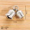 Colgante Cruz Aleación Plata Antigua Mariposa Flores Flores de Lirio del Valle Cuentas Espaciadoras Accesorios para Joyería DIY Abalorios Hechos a Mano
