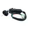 Interruptor de ignição com chave de 4 pinos para veículo off-road ATV, acessórios de modificação para motor de pequena cilindrada 50cc-250cc