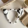 Diadema Linda de Dibujos Animados con Estampado de Tigre y Leopardo Venta al por Mayor para Mujeres Fiesta Divertida Mascarilla Facial para Lavar la Cara Diadema de Felpa