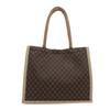 Bolso de hombro portátil para mujer, de gran capacidad, informal, retro, con estampado a cuadros, a la moda, con costuras de principios de primavera de 2024