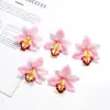 Película Flor artificial Cymbidium decoración utilería de boda biónica cabeza de flor DIY fábrica de impresión 3D venta directa
