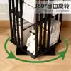 Estantería Giratoria 360 Grados de Pie para Niños Simple Multifuncional para el Hogar Sala de Estar Montada en la Pared Estante de Almacenamiento de Múltiples Niveles