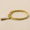 Pulseras Coloridas Tejidas a Mano para el Festival del Bote del Dragón para Hombres y Mujeres, Accesorios de Borla Trenzada, Regalos de Cuerda Tejida a Mano