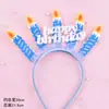 Faixa de Cabeça Tendência Feliz Aniversário para Crianças, Chapéu de Aniversário de Feltro, Decoração de Festa de Um Ano, Chapéu de Bolo Coroa