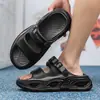Sandalias de Doble Propósito para Hombre para Dropshipping, Nuevo Estilo de Verano, Zapatos Deportivos Casuales de Suela Gruesa para Playa, Slip-Ons Antideslizantes