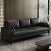 Sofá de escritório de couro moderno simples para arranhar gatos, combinação para recepção, casa de aluguel, apartamento, recepção, negócios, apartamento pequeno